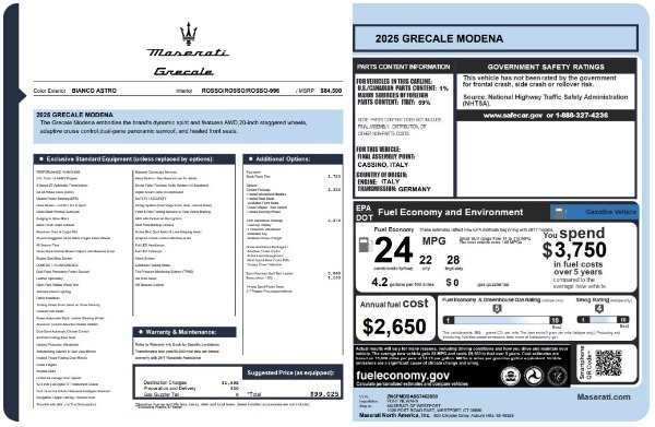 2025 Maserati Grecale