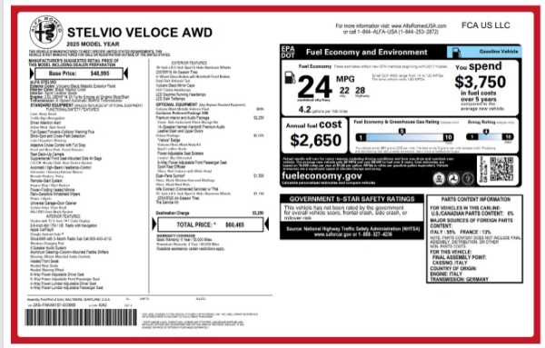 2025 Alfa Romeo Stelvio