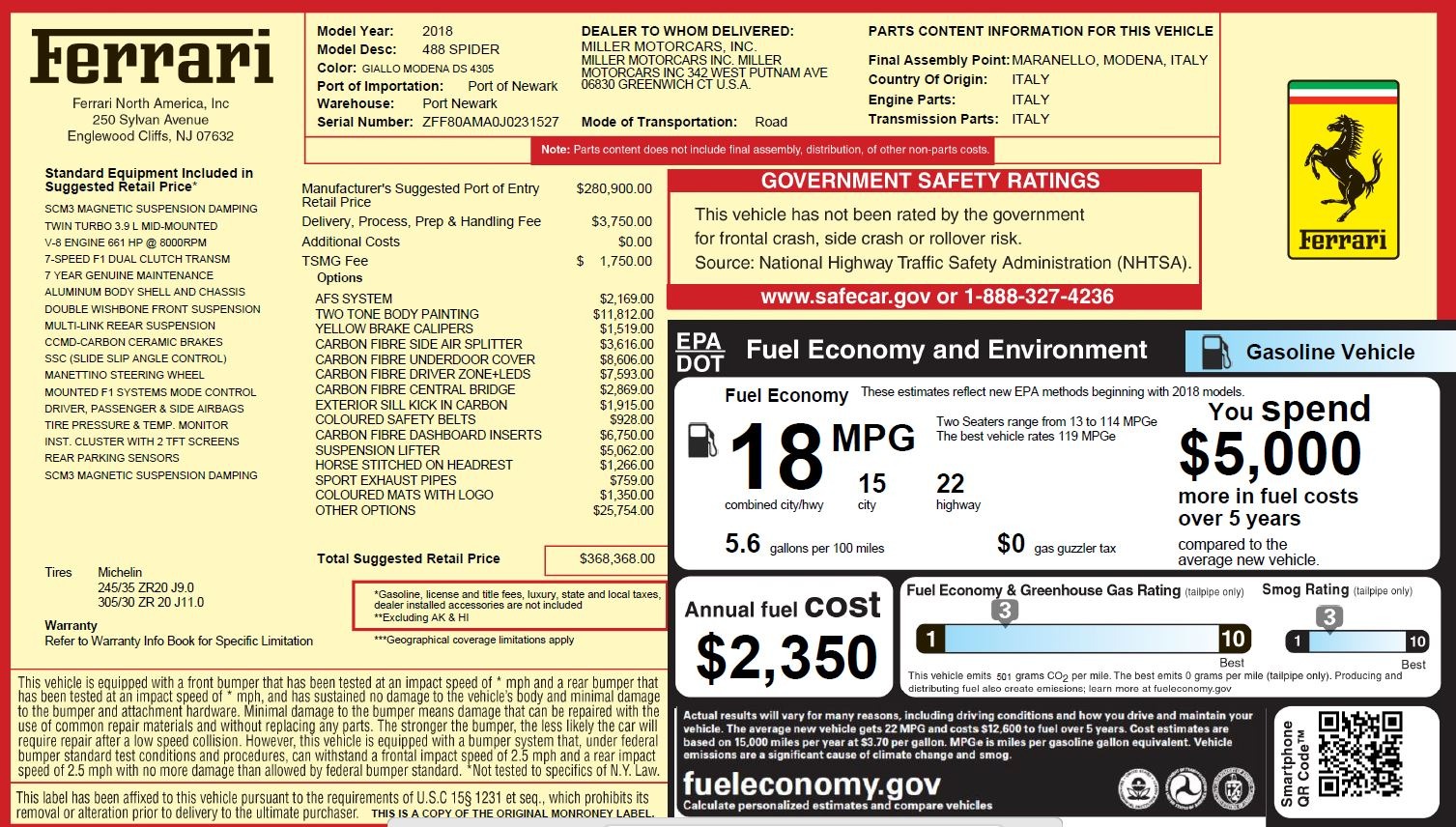 Used-2018-Ferrari-488-Spider